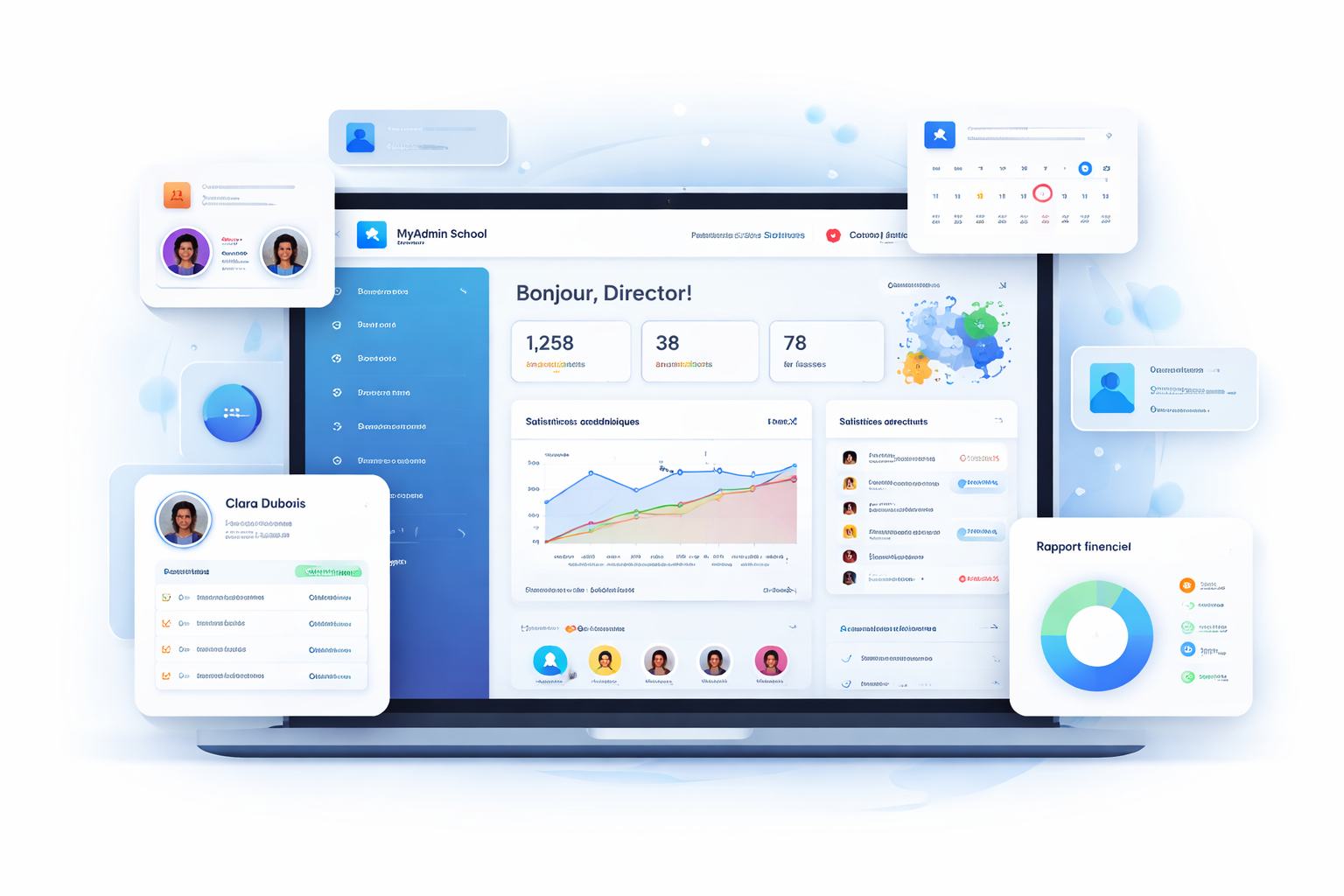 Dashboard MyAdmin School